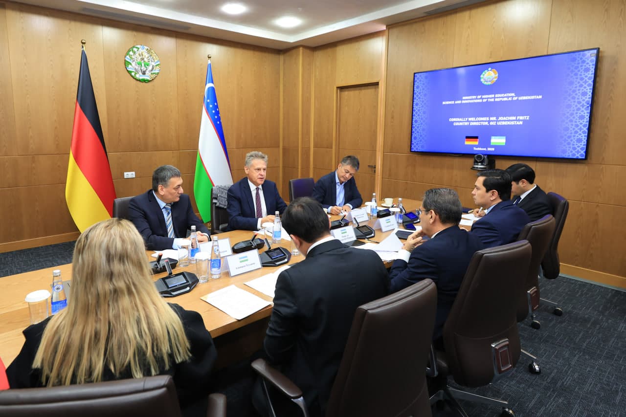 GIZ bilan yashil ko‘nikmalar bo‘yicha shartnoma imzolandi