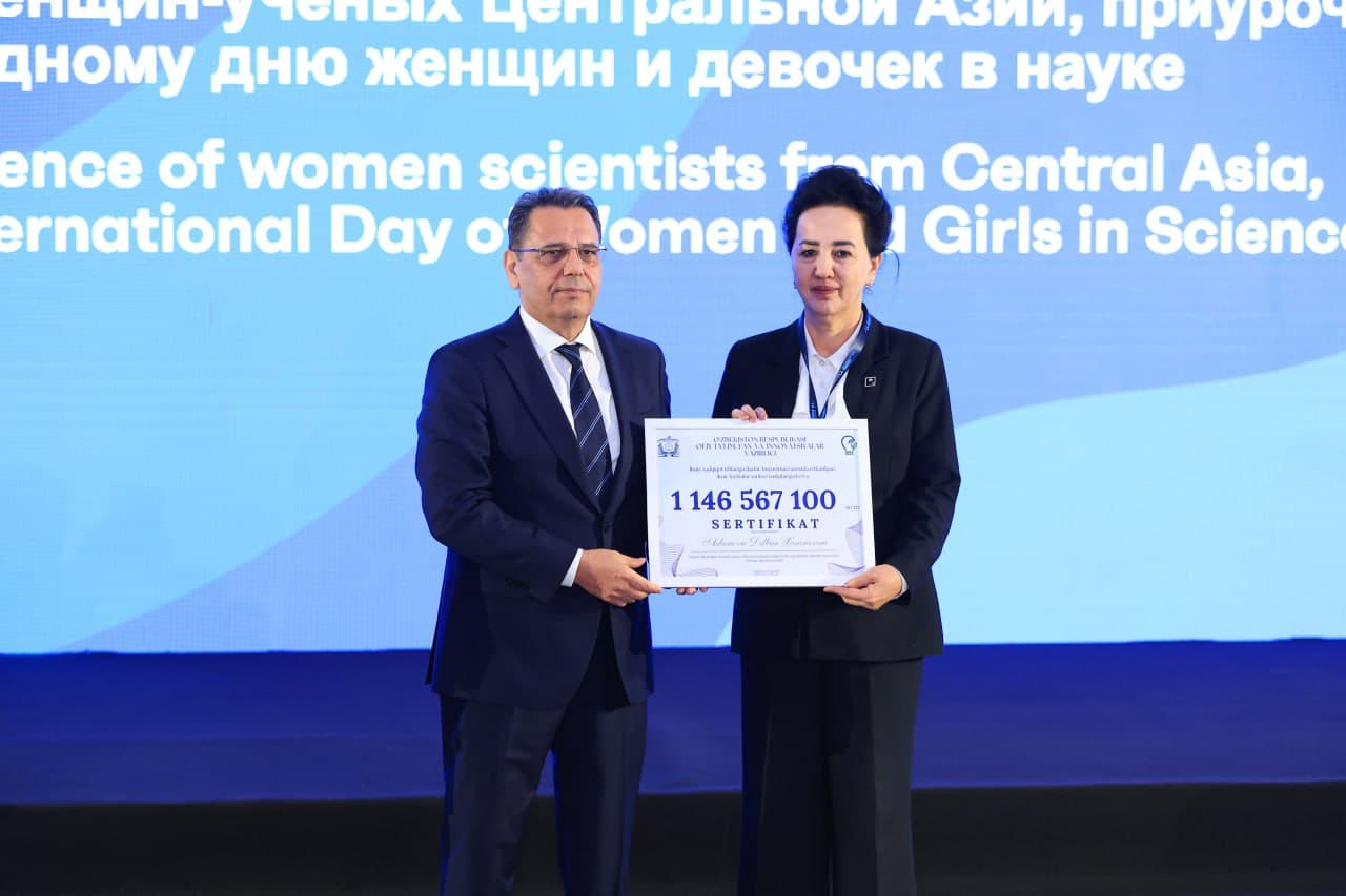 SheSCIENCE 2026: Ilmiy hamkorlik va gender tenglik sari