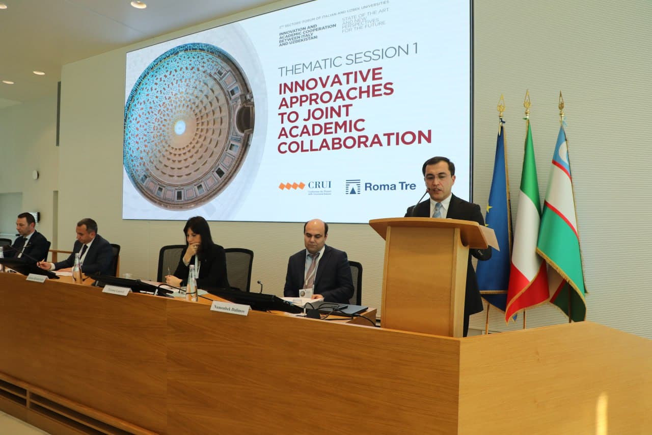 O‘zbekiston–Italiya akademik forumi doirasida ikki sessiyali akademik muloqotlar o‘tkazildi