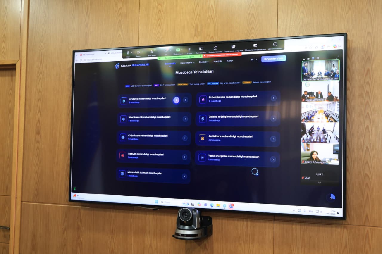 Muhandislik sohasini rivojlantirishga bagʻishlangan yigʻilish oʻtkazildi