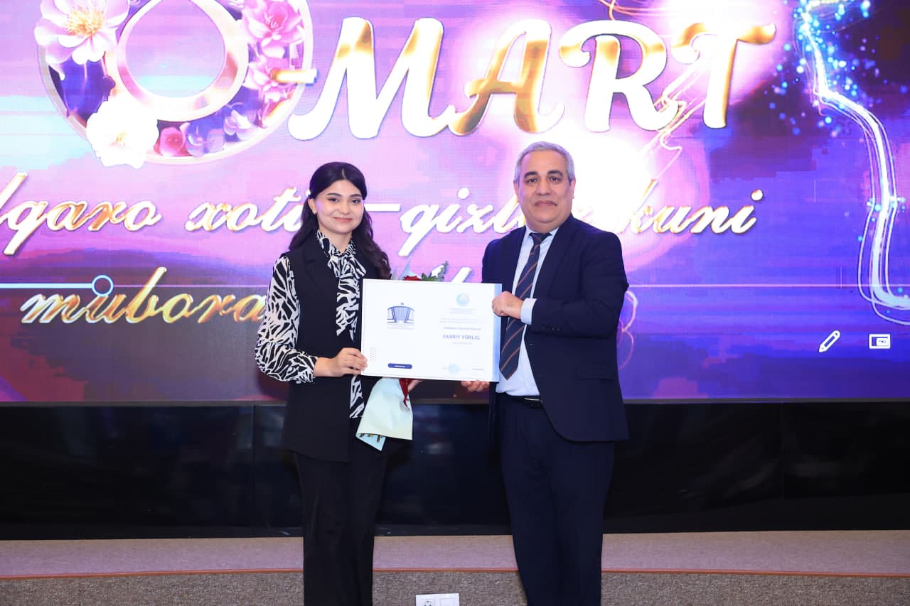 Ilm-fan va taʼlimda faol ayollar 8-mart arafasida taqdirlandi