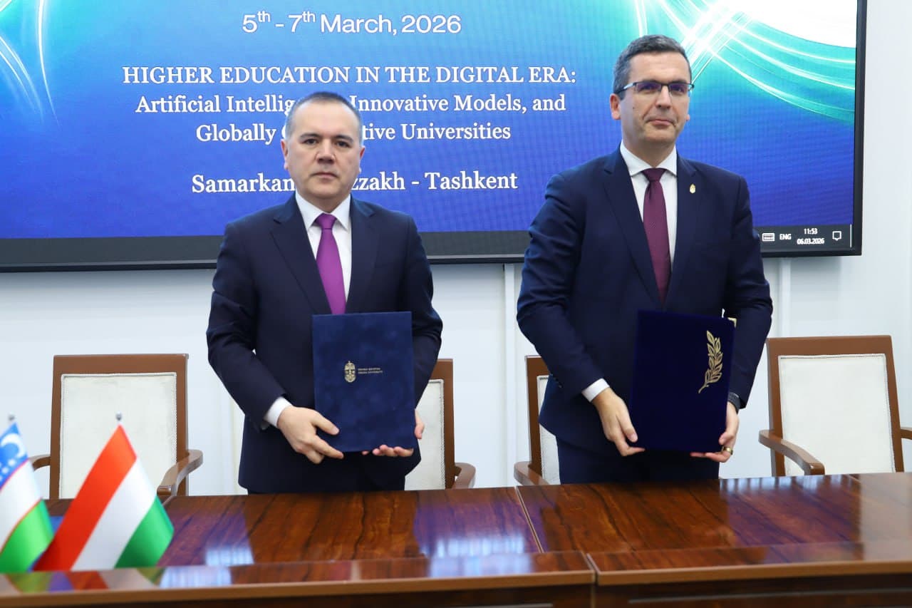 Oʻzbekiston–Vengriya: kadrlar tayyorlashda hamkorlik kengayadi