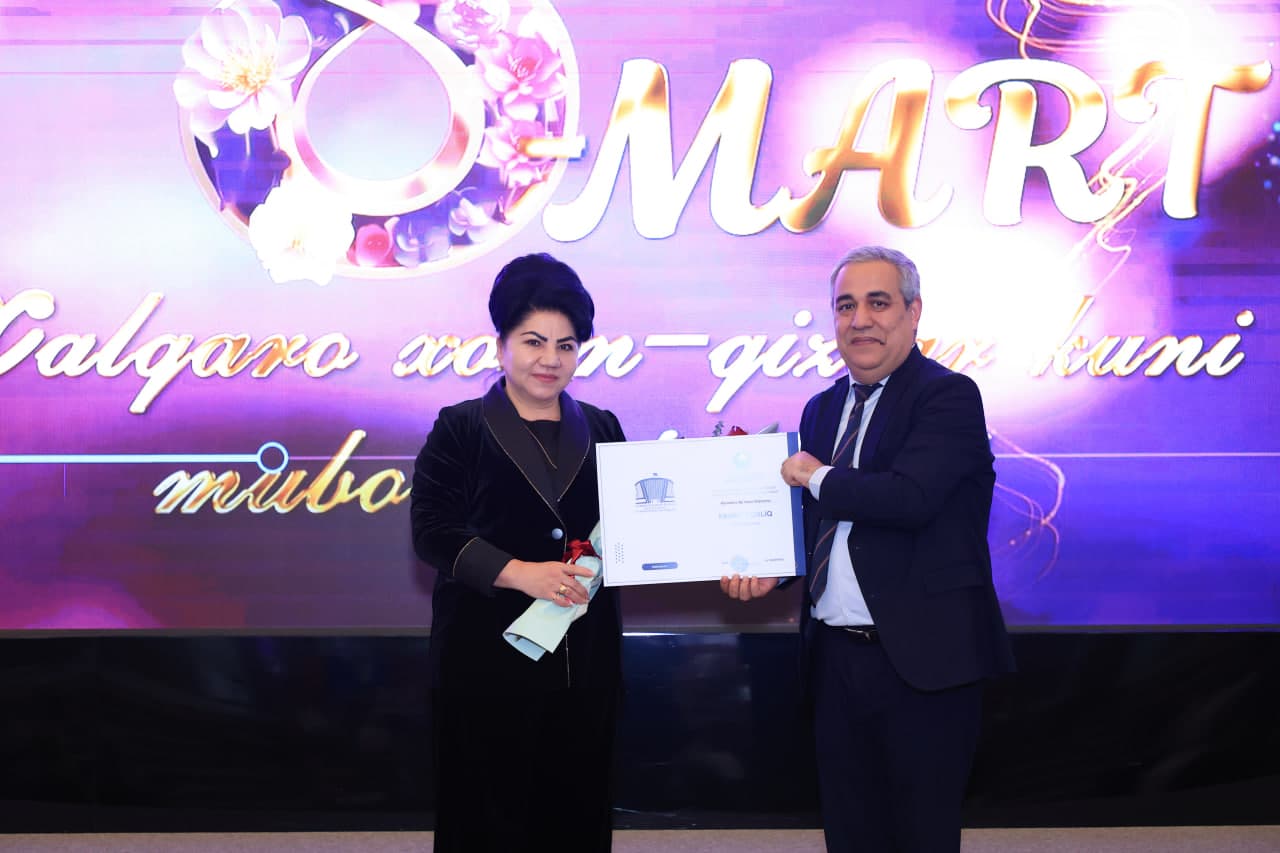Ilm-fan va taʼlimda faol ayollar 8-mart arafasida taqdirlandi
