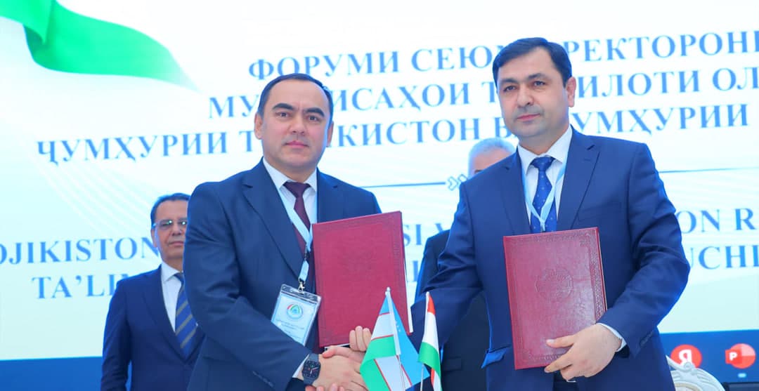 Между университетами Узбекистана и Таджикистана подписано около 60 документов о сотрудничестве