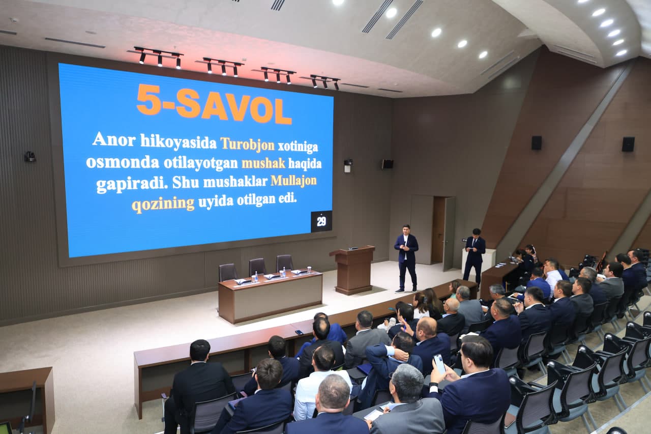 Vazirlikda ma'rifat soati: Mutolaa boshlandi!