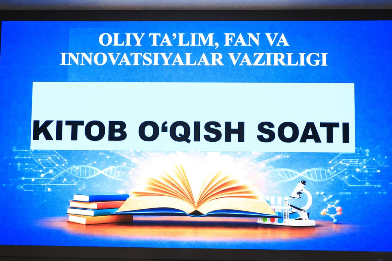 Vazirlikda ma'rifat soati: Mutolaa boshlandi!