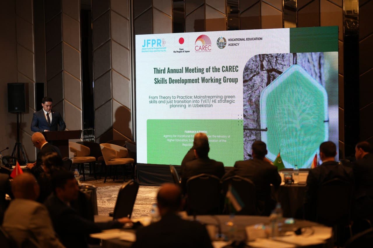 A prestigious international meeting on “green” skills held in Istanbul: Uzbekistan’s reforms were presented