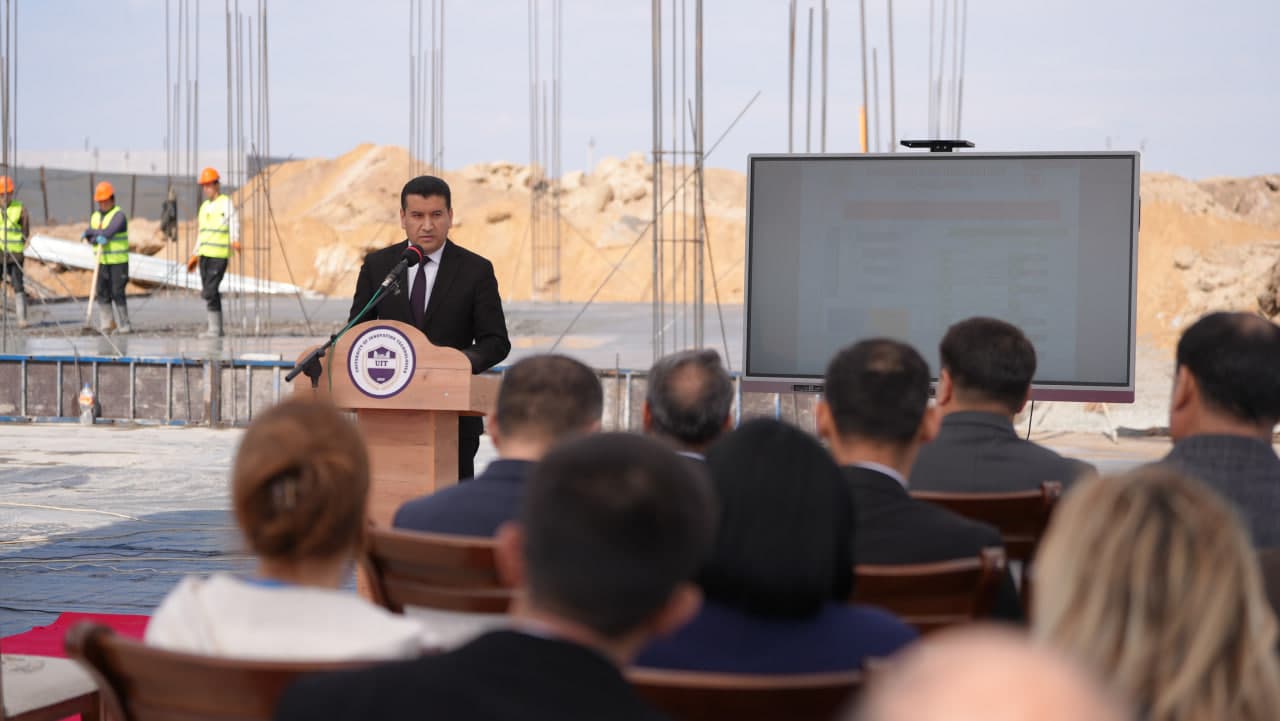 Innovatsion texnologiyalar universiteti yangi binosiga tamal toshi qoʻyildi