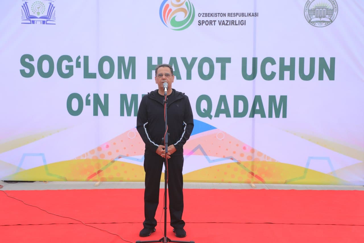 Termizda rektorlar marafoni: salomatlik sari o‘n ming qadam