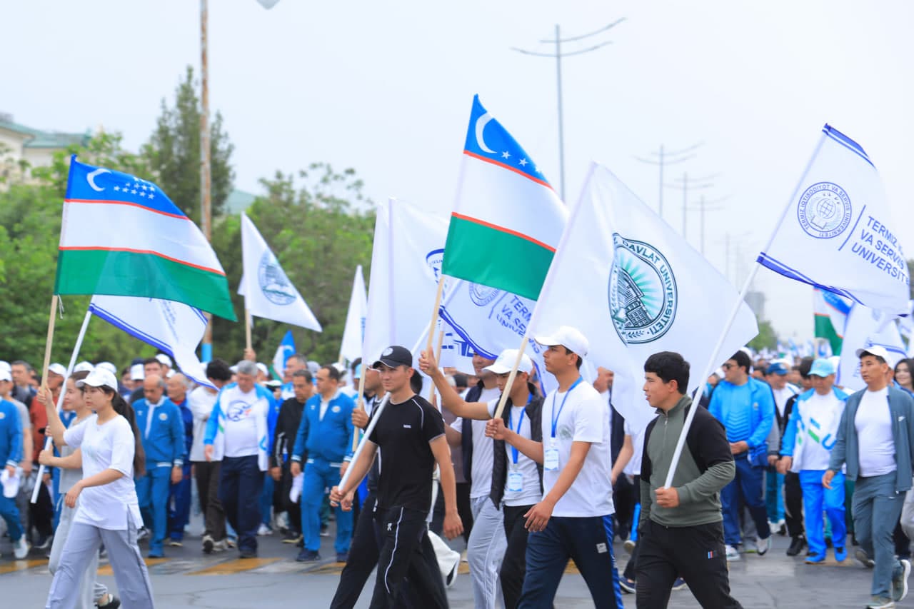 Termizda rektorlar marafoni: salomatlik sari o‘n ming qadam