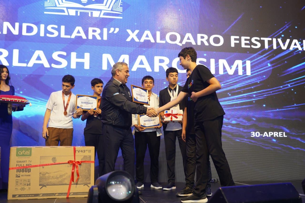 14 mingga yaqin yosh muhandislarni bir maydonga jamlagan xalqaro festival o‘z yakuniga yetdi