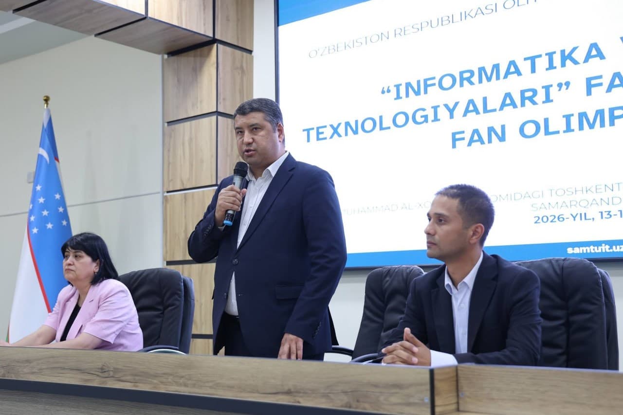 TATU Samarqand filialida respublika fan olimpiadasi o‘tkazilmoqda