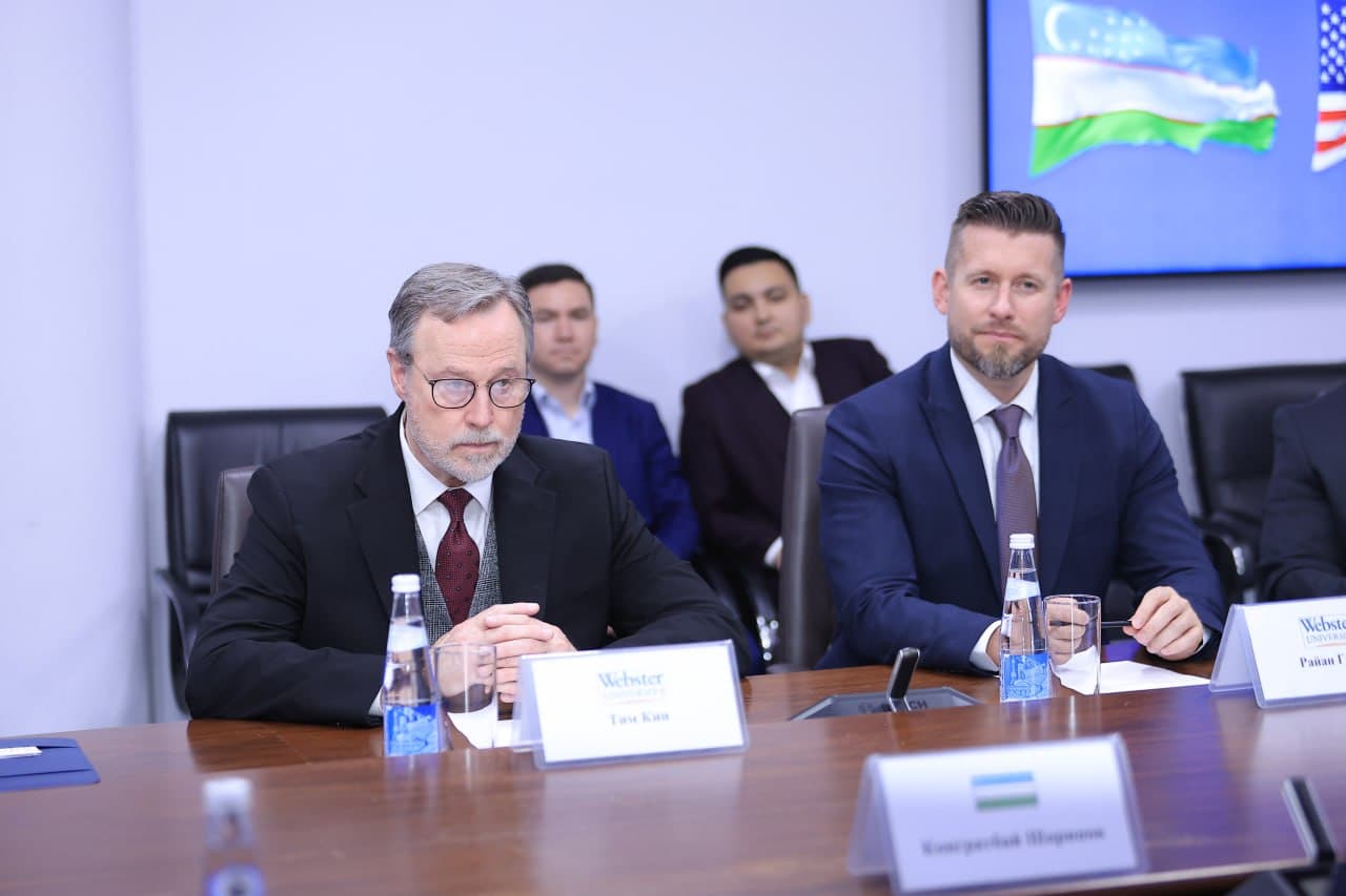 Министр высшего образования, науки и инноваций встретился с руководством Университета Вебстер