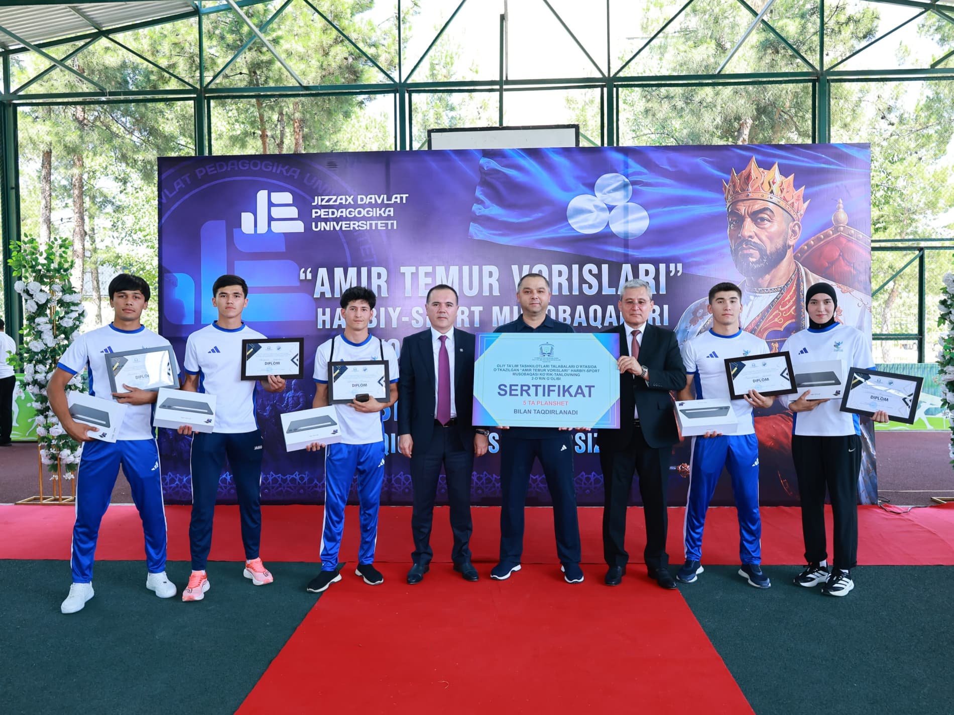 “Amir Temur vorislari” harbiy-sport musobaqasi g‘oliblari tantanali taqdirlandi!