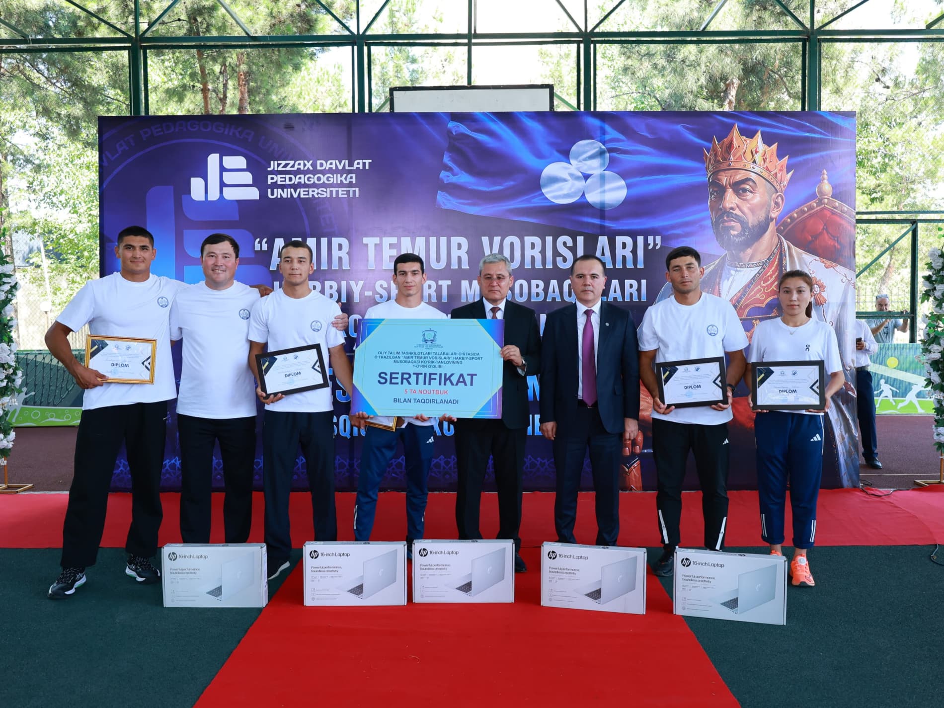 “Amir Temur vorislari” harbiy-sport musobaqasi g‘oliblari tantanali taqdirlandi!