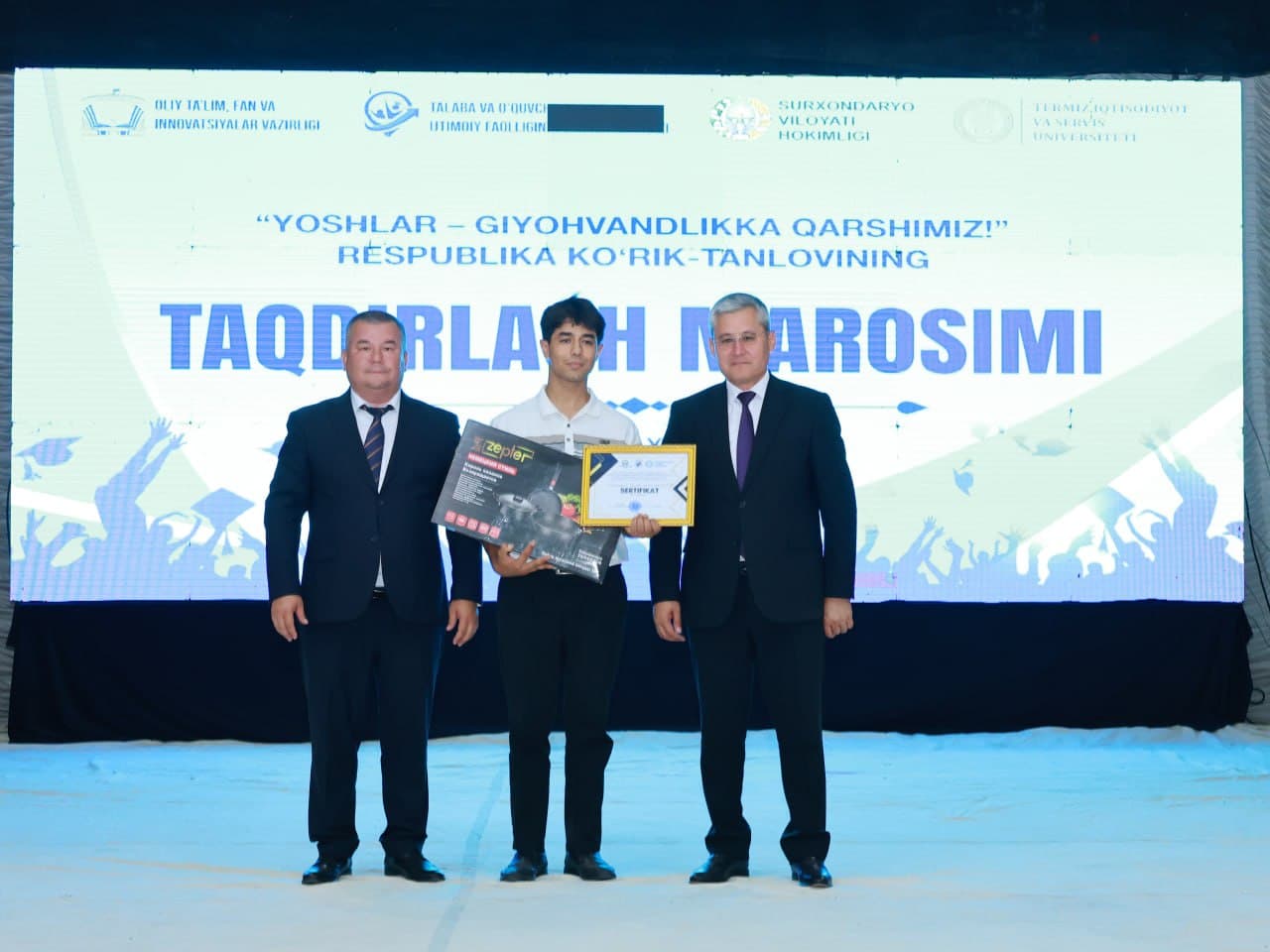 “Yoshlar – giyohvandlikka qarshimiz” ko‘rik-tanlovi g‘oliblari aniqlandi!