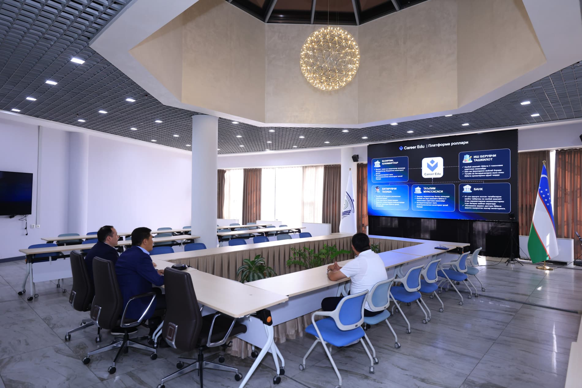 Training Seminar Held on the Career.edu.uz Platform