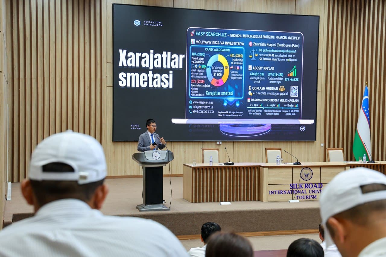 Talaba Expo–2026 doirasida biznes loyiha va start-uplar taqdimoti bo‘lib o‘tdi