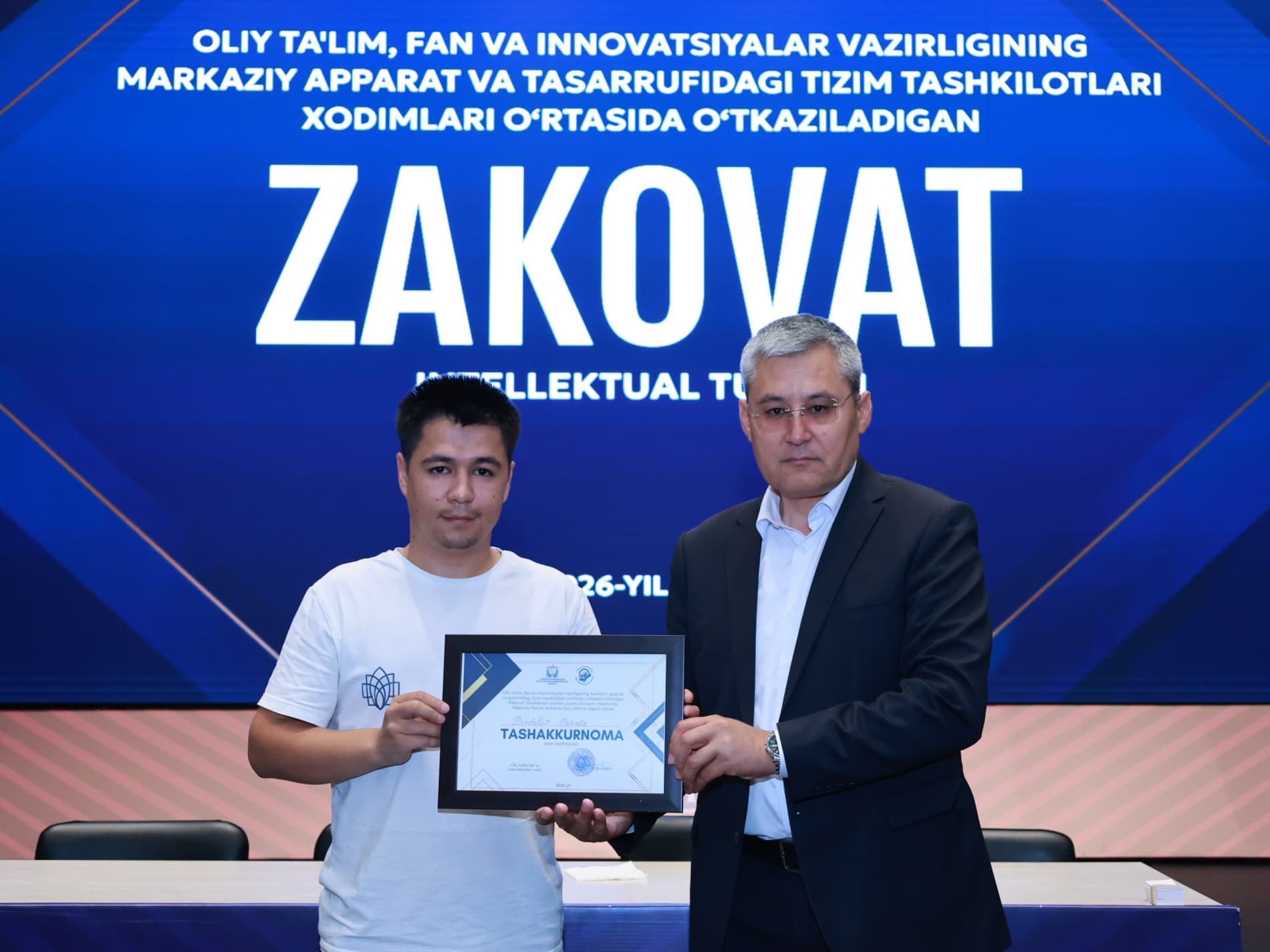 Vazirlik tizimi xodimlari o‘rtasida “Zakovat” intellektual o‘yini o‘tkazildi