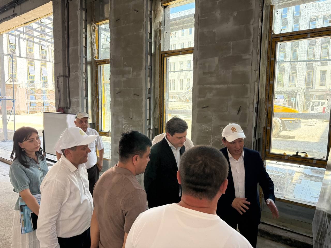 Строительство кампуса Навоийского государственного университета продолжается высокими темпами