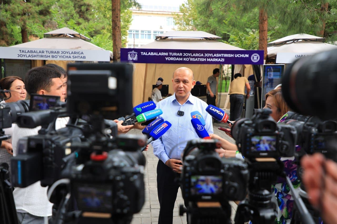 Press-tur: Talabalarni turar joy bilan ta’minlash jarayonlari va ular uchun yaratilgan sharoitlar o‘rganildi