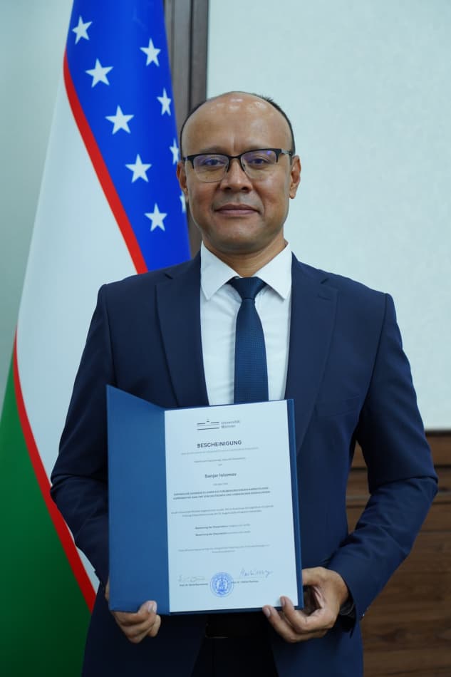Myunster universiteti doktoranti PhD dissertatsiyasini Termiz davlat universitetida muvaffaqiyatli himoya qildi