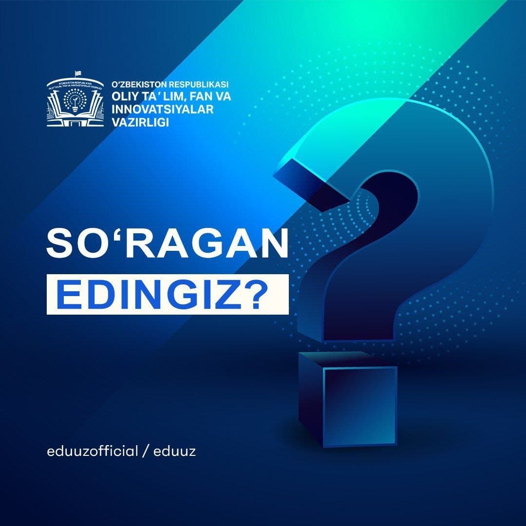TA’LIM KREDITI: FOIZ, KAFILLIK VA ARIZA TOPSHIRISH TARTIBI