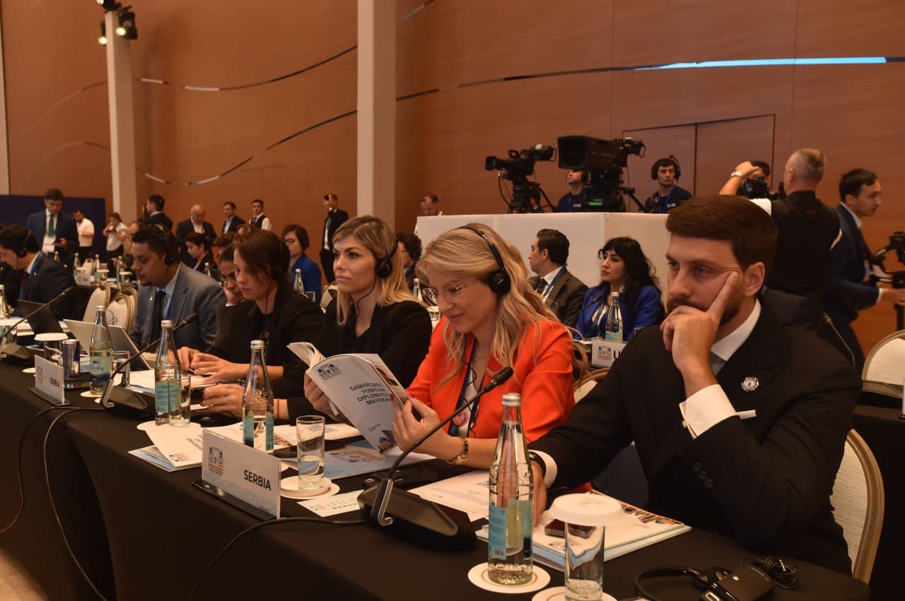 The 12th Global Conference of Young Parliamentarians has started in Samarkand
