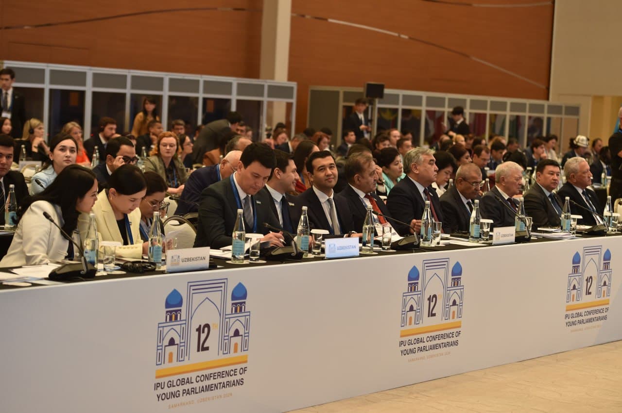 The 12th Global Conference of Young Parliamentarians has started in Samarkand