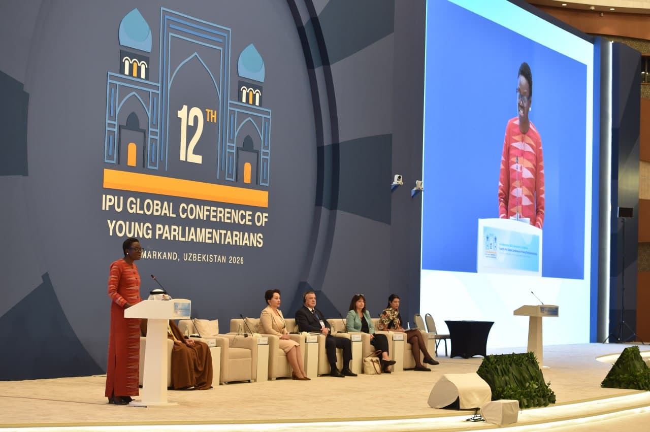 The 12th Global Conference of Young Parliamentarians has started in Samarkand