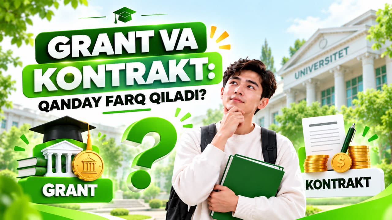 GRANT VA KONTRAKT: ASOSIY FARQ NIMA?