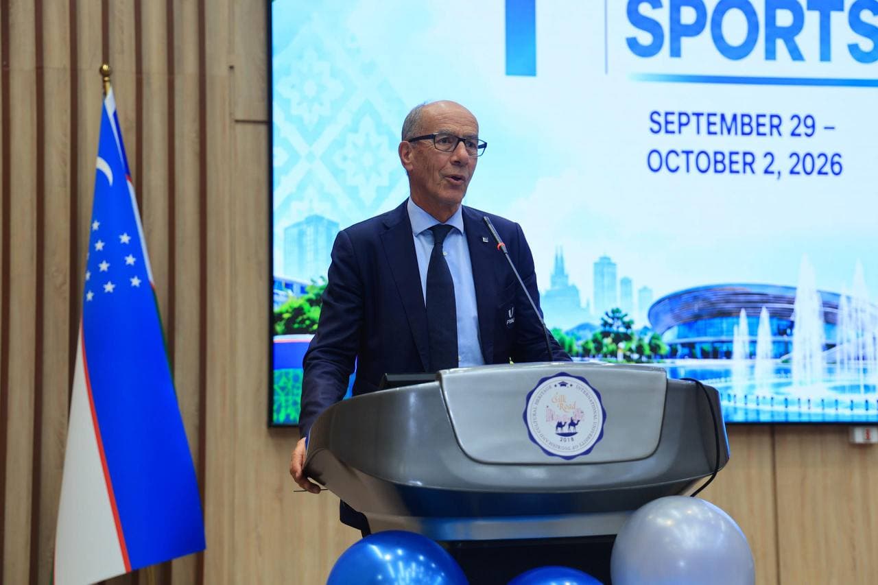 Participants of the 1st Central Asian International Student Sports Forum Visit Samarkand