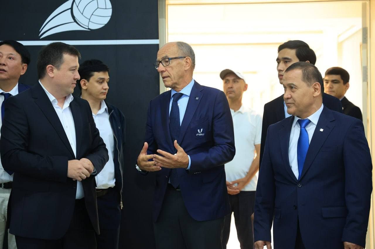 Participants of the 1st Central Asian International Student Sports Forum Visit Samarkand
