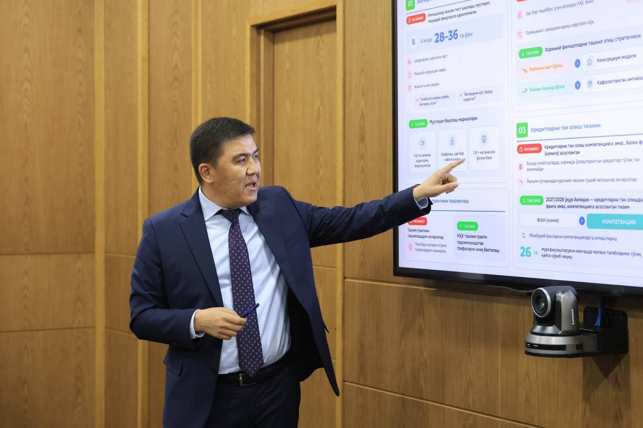 Erkinjon Turdimov: Oliy ta’limda asosiy mezon — sifatli bilim, puxta egallangan kasb va yoshlarning kelajagi