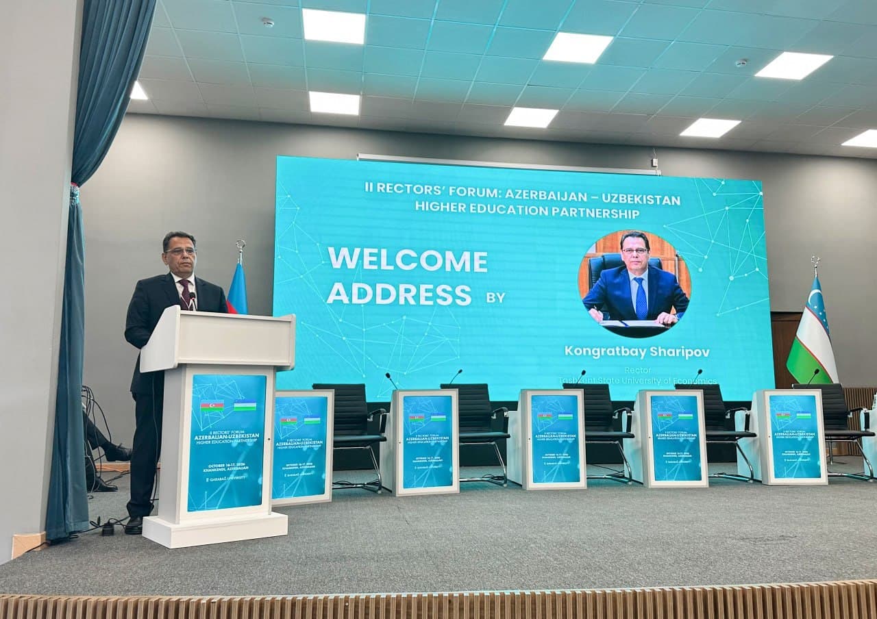 O‘zbekiston va Ozarbayjon oliygohlari rektorlarining II forumi bo‘lib o‘tmoqda