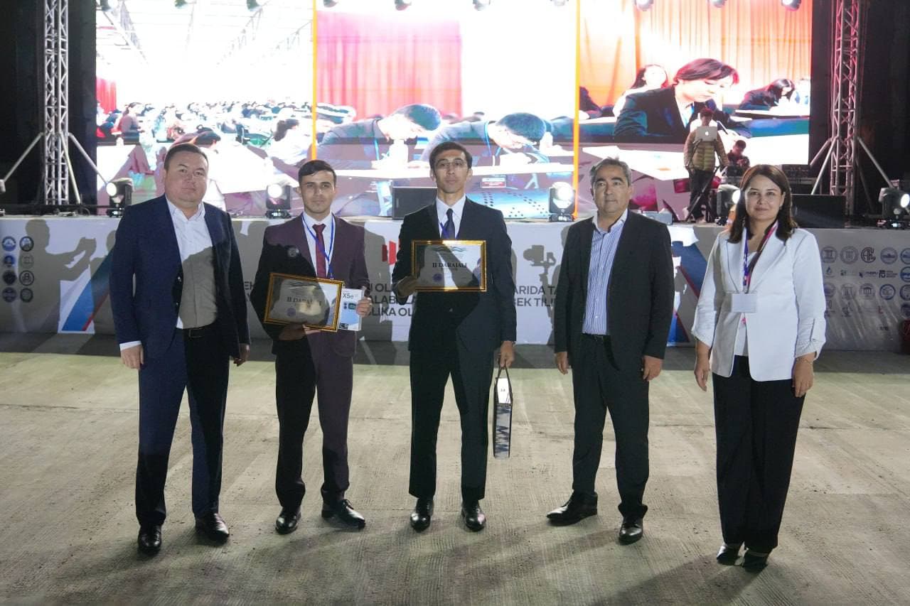 Xorijlik talabalar o‘rtasida o‘zbek tili bo‘yicha respublika olimpiadasi yakunlandi