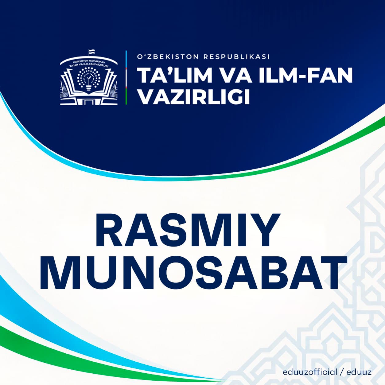 RASMIY MUNOSABAT