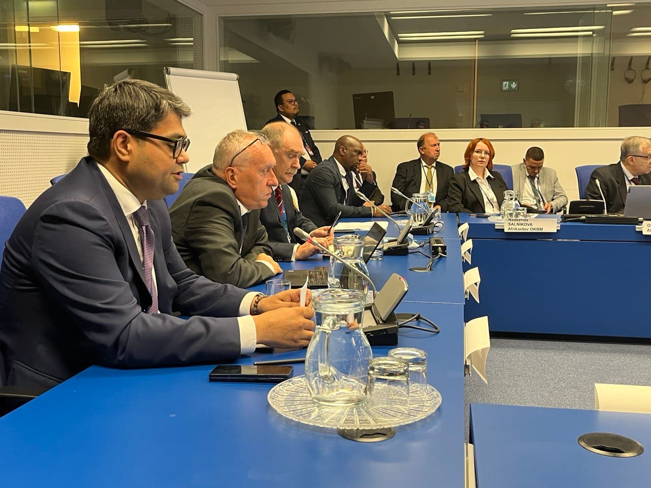 Xalqaro atom energiyasi agentligining (XAEA) Bosh konferensiyasi 68-sessiyasining birinchi kunida “O‘zatom” agentligi rahbariyatining xorijiy kompaniyalar bilan uchrashuvlari