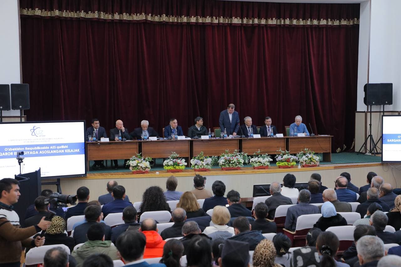 O‘zbekistondagi birinchi AES loyihasi bo‘yicha jamoatchilik eshituvi muvaffaqiyatli o‘tkazildi