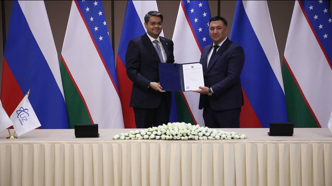 В Узбекистане начаты первые бетонные работы на площадке первой АЭС