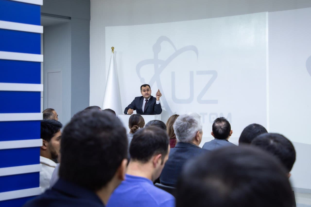 “O‘zatom”da Prezidentning mustaqillikning 35 yilligi munosabati bilan so‘zlagan nutqiga bag‘ishlangan o‘quv seminari bo‘lib o‘tdi