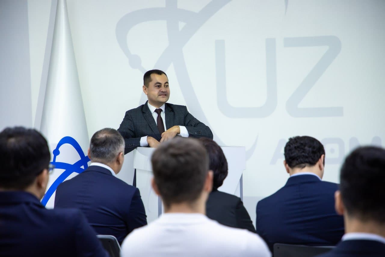 “O‘zatom”da Prezidentning mustaqillikning 35 yilligi munosabati bilan so‘zlagan nutqiga bag‘ishlangan o‘quv seminari bo‘lib o‘tdi