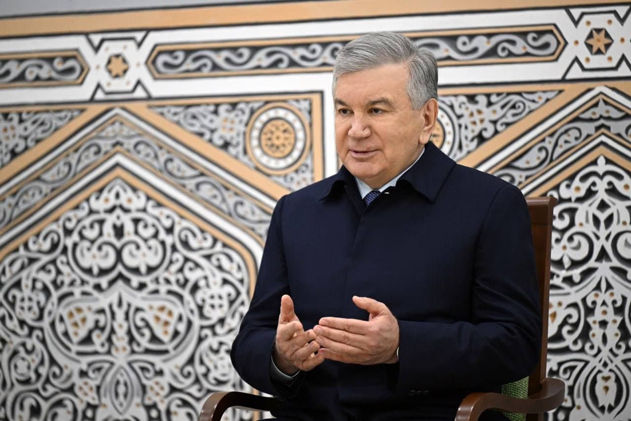 President Shavkat Mirziyoyev arrives in Surkhandarya region