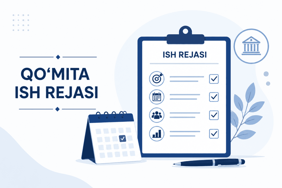 Qo'mita ish rejasi