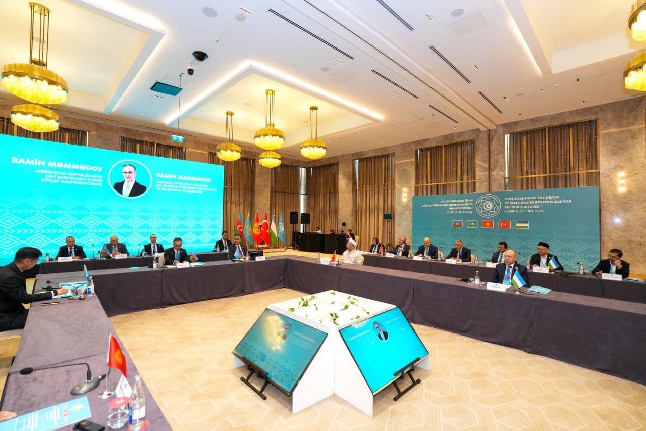 Shushada Turkiy davlatlar tashkilotiga a’zo mamlakatlarning diniy masalalar bo‘yicha davlat organlari rahbarlarining birinchi uchrashuvi bo‘lib o‘tmoqda