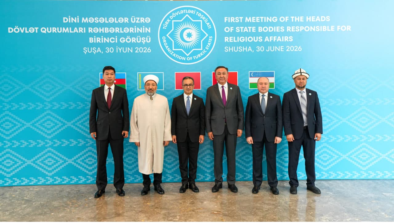 Shushada Turkiy davlatlar tashkilotiga a’zo mamlakatlarning diniy masalalar bo‘yicha davlat organlari rahbarlarining birinchi uchrashuvi bo‘lib o‘tmoqda