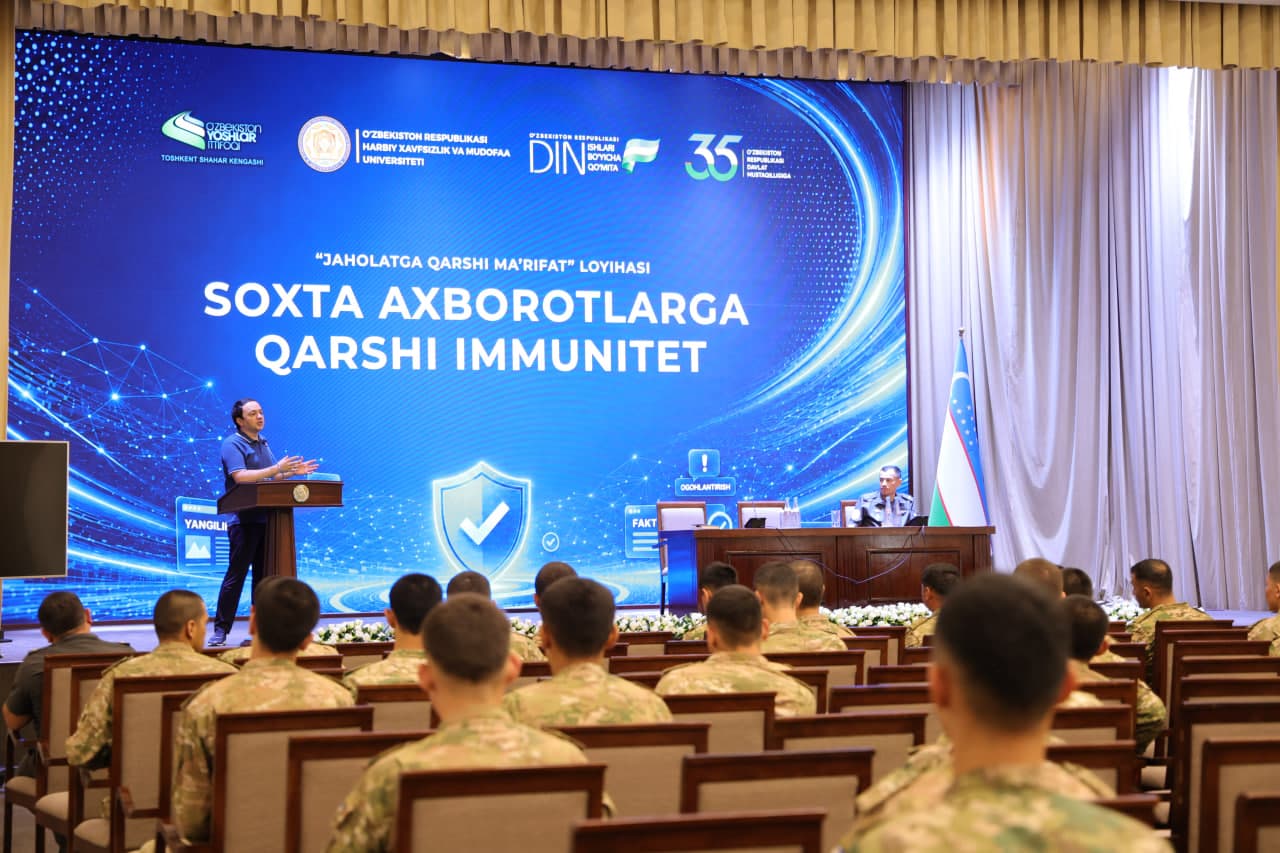 “Soxta axborotlarga qarshi immunitet” mavzusida ma’naviy-ma’rifiy tadbir o‘tkazildi