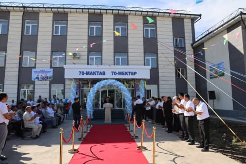Қатор таълим муассасалари фойдаланишга топширилмоқда