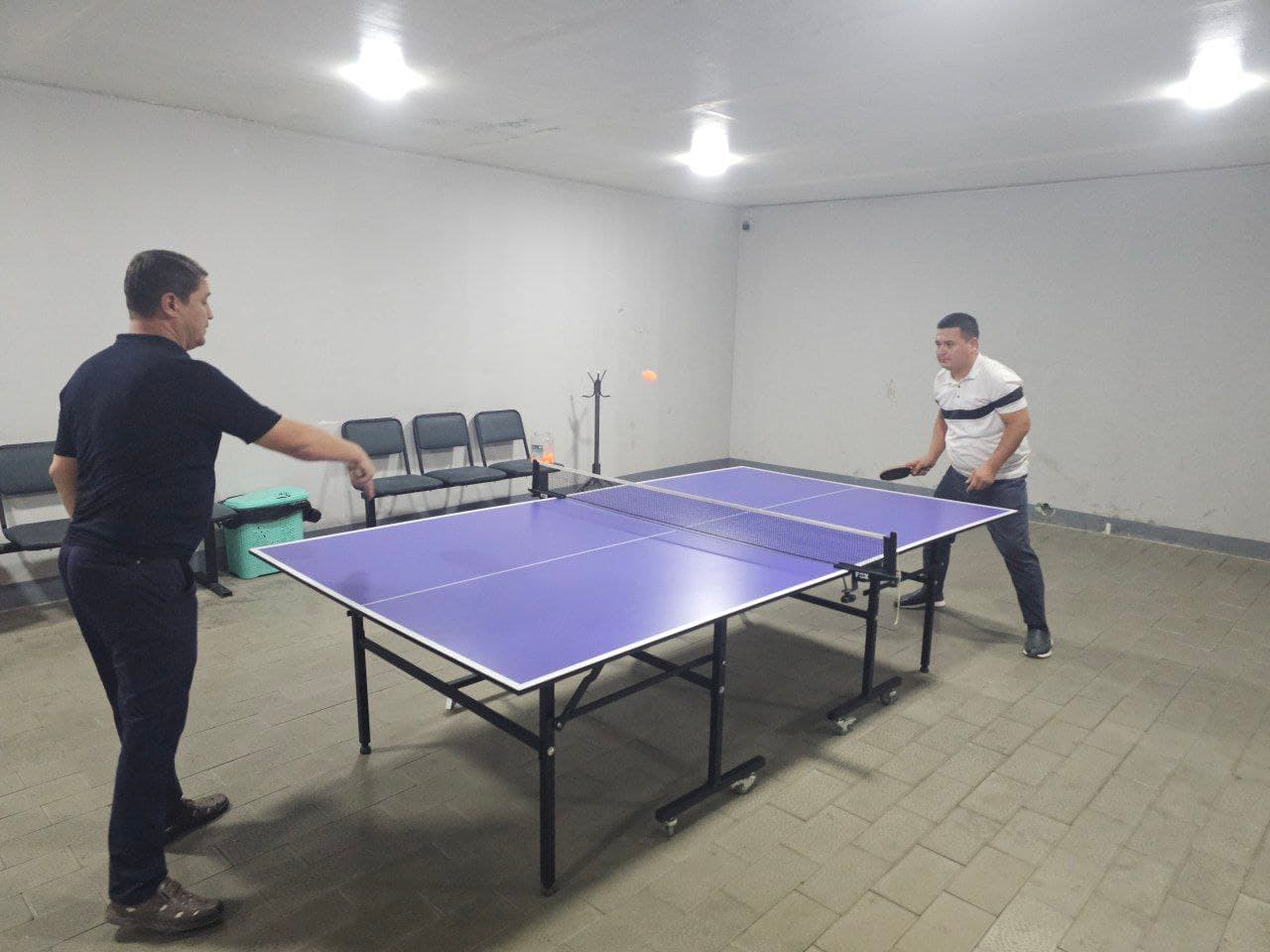 “O‘ZAGROINSPEKSIYA”NING NAMANGAN VILOYATIDA SPORTNING STOL TENNIS TURI BO‘YICHA MUSOBAQA BO‘LIB O‘TDI