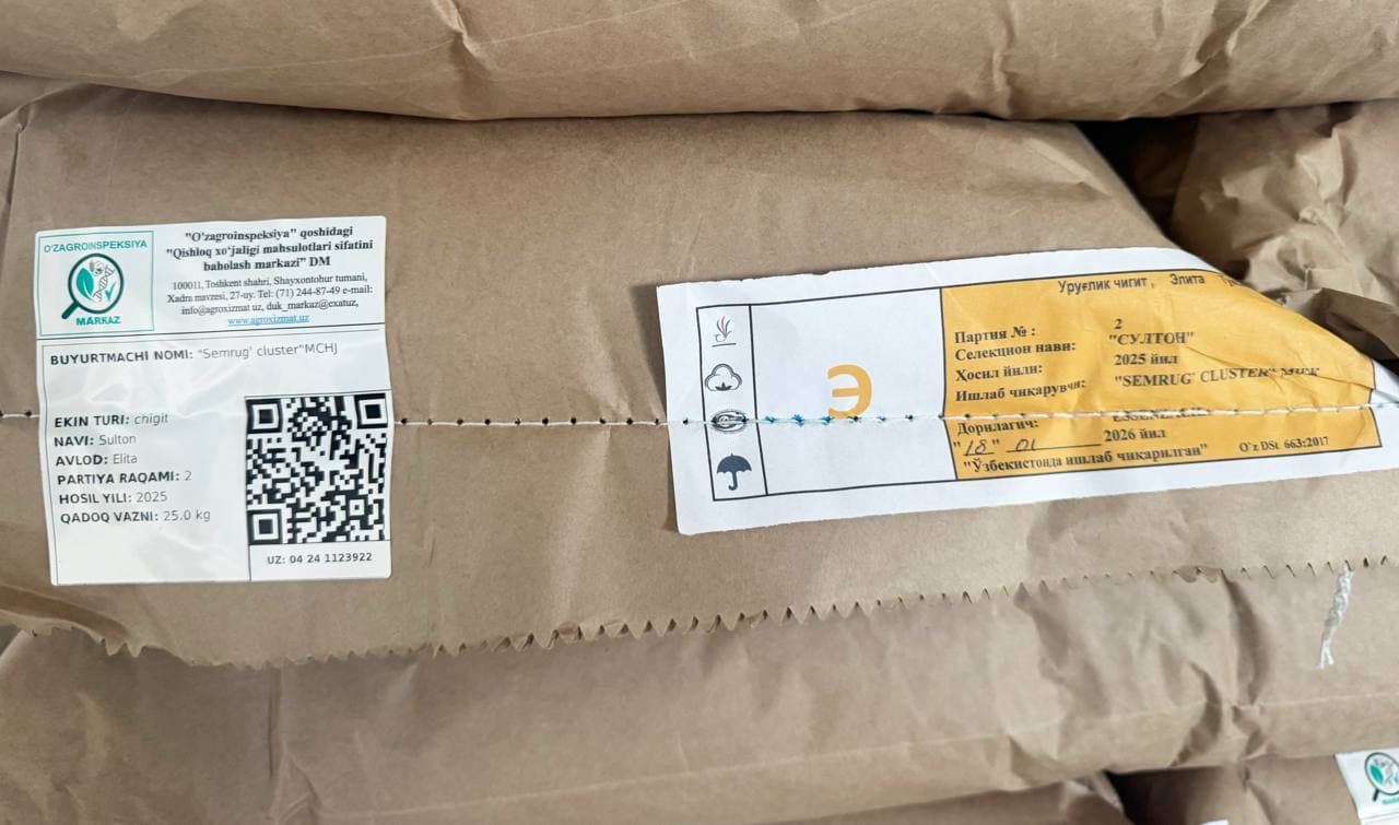 YUQORI SIFATLI URUG‘ — MO‘L HOSIL GAROVI